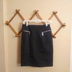 Michael Kors Dark Grey Stretchy Pencil Skirt